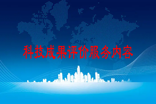科技成果評(píng)價(jià)服務(wù)內(nèi)容