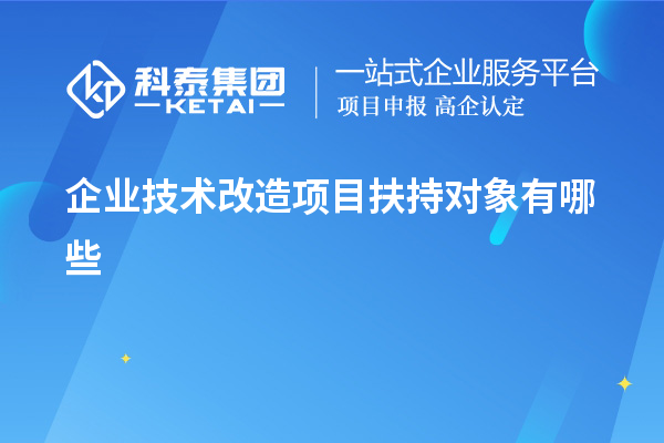 企業(yè)<a href=http://www.xinshancheng.cn/fuwu/jishugaizao.html target=_blank class=infotextkey>技術(shù)改造</a>項(xiàng)目扶持對(duì)象有哪些