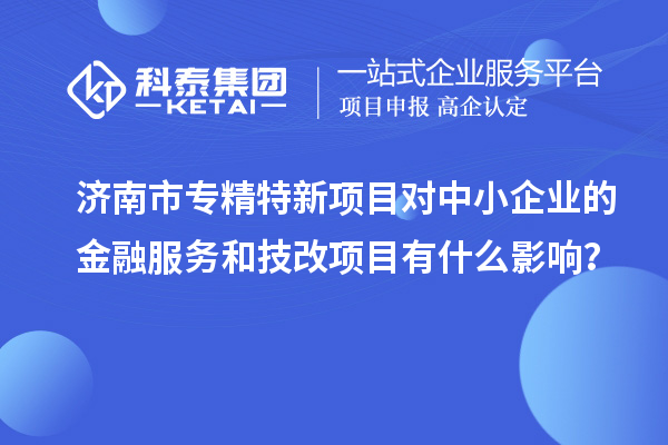 濟(jì)南市專精特新項(xiàng)目對中小企業(yè)的金融服務(wù)和<a href=http://www.xinshancheng.cn/fuwu/jishugaizao.html target=_blank class=infotextkey>技改</a>項(xiàng)目有什么影響？