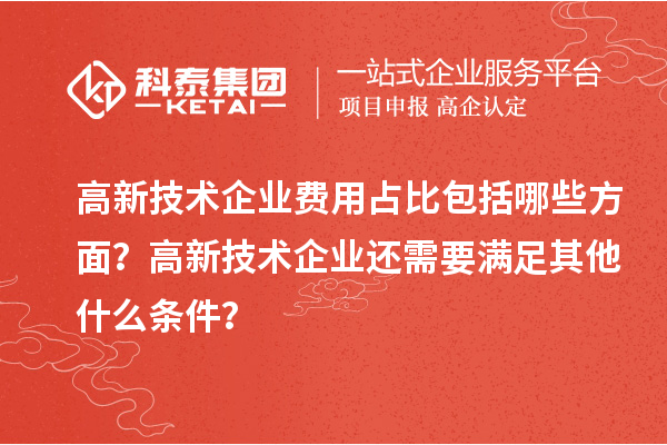 高新技術(shù)企業(yè)費(fèi)用占比包括哪些方面？高新技術(shù)企業(yè)還需要滿足其他什么條件？