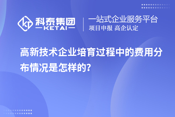 高新技術(shù)企業(yè)培育過程中的費(fèi)用分布情況是怎樣的？