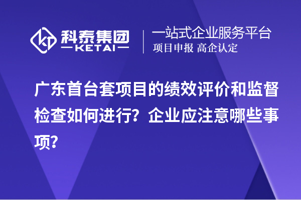 廣東<a href=http://www.xinshancheng.cn/stt/ target=_blank class=infotextkey>首臺套</a>項目的績效評價和監(jiān)督檢查如何進行？企業(yè)應(yīng)注意哪些事項？