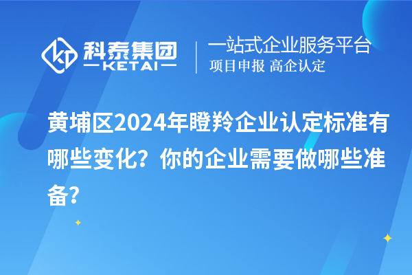 黃埔區(qū)2024年瞪羚企業(yè)認(rèn)定標(biāo)準(zhǔn)有哪些變化？你的企業(yè)需要做哪些準(zhǔn)備？