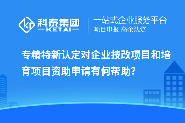 專精特新認(rèn)定對(duì)企業(yè)<a href=http://www.xinshancheng.cn/fuwu/jishugaizao.html target=_blank class=infotextkey>技改</a>項(xiàng)目和培育項(xiàng)目資助申請(qǐng)有何幫助？