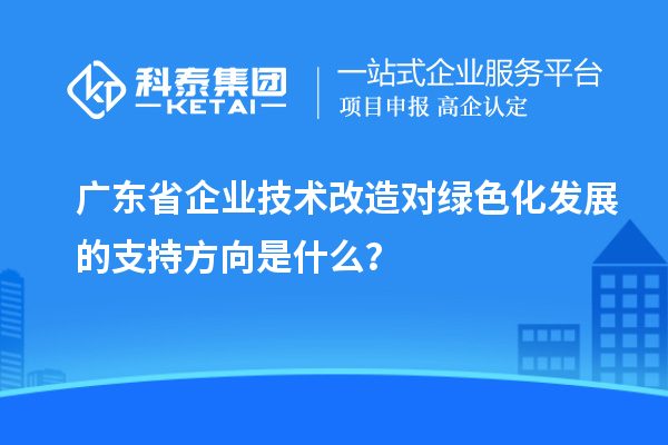 廣東省企業(yè)<a href=http://www.xinshancheng.cn/fuwu/jishugaizao.html target=_blank class=infotextkey>技術(shù)改造</a>對綠色化發(fā)展的支持方向是什么？