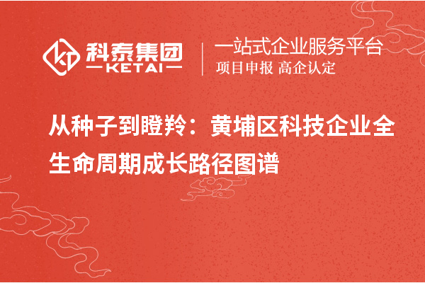 從種子到瞪羚：黃埔區(qū)科技企業(yè)全生命周期成長(zhǎng)路徑圖譜